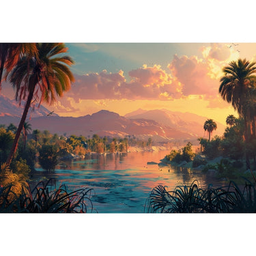 Moroccan Landscape Canvas
